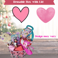 thumbnail image 5 of Happy Valentine's Day Gabby's Dollhouse Girls Boys Valentine Valentines Gift Basket Plush Stuffed Toy Candies Reusable Toy Bucket Kids Easter Spring Holiday Hearts Gift (Contents Vary), 5 of 6