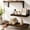 D. Dark Brown Board & Black Brackets, variant on Wall Mounted Floating Shelves, Black Wood, Set of 3, 23in