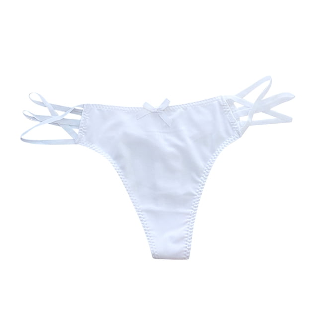 Aayomet Culottes Bikini pour Femmes String Aguichant Mode (Blanc, Taille Unique)