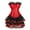 Red, variant on Abomasnow Plus Size Halloween Corset Tops for Women Trendy Bustier Shapewear Lingerie Lace Waist Push Up Bodysuit 2024 Sexy Vintage Crop Corset