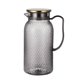 thumbnail image 2 of CaiYueKe 1L Diamond Pattern Pitcher with Stainless Steel Lid and Strainer, High-Temperature Resistant, BPA-Free, Clear Plastic Beverage Jug for Water, Juice, Iced Tea, Bar, Restaurant, Kitchen, 2 of 7