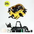 thumbnail image 7 of 20L Waterproof Duffel Bag Multifunctional Cycling Bicycle Rear Seat Trunk Bag Bike Rack Pannier Bag Outdoor Camping Boating Kayaking Traveling Beach, 7 of 7