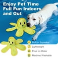 thumbnail image 7 of BRONZY Octopus Shark Dog Toy for Aggressive Chewers - Interactive Squeaky Chew Toy Yellow, 7 of 7