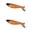 k, variant on Bisitoy 2Pcs Soft Plastic Fishing Lures Swimbait Paddle Tail Hook for Pike Muskie