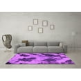 thumbnail image 3 of Ahgly Company Indoor Square Abstract Pink Modern Area Rugs, 4' Square, 3 of 4