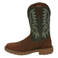 thumbnail image 3 of Justin Men's Rush Short Base Performance Western Boot Broad Square Toe Brown 10 D(M) US, 3 of 5