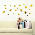 thumbnail image 4 of 20Pcs Stars Acrylic Mirror Wall Stickers Stars Stickers with Adhesive Art Decal 3D Wall Decorations for Women and Man Bedroom Home DIY Decor Stickers, 4 of 4