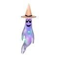 thumbnail image 5 of Comefolife Halloween Ghost Windsocks, Solar Powered Glowing Halloween Outdoor Hanging Windsocks, 61 Inch Spooky Halloween Light Up Ghost Decorations for Door Window Tree Yard Porch Party, C, 5 of 8
