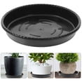 thumbnail image 1 of Houderco 10Ud Plant Saucers De Plástico Negro Resistente Para Macetas Con Recogida De, 1 of 6