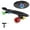 Black, variant on 22'' Led Wheels Skateboards complete light up 4th Generation Led Wheels Cruiser