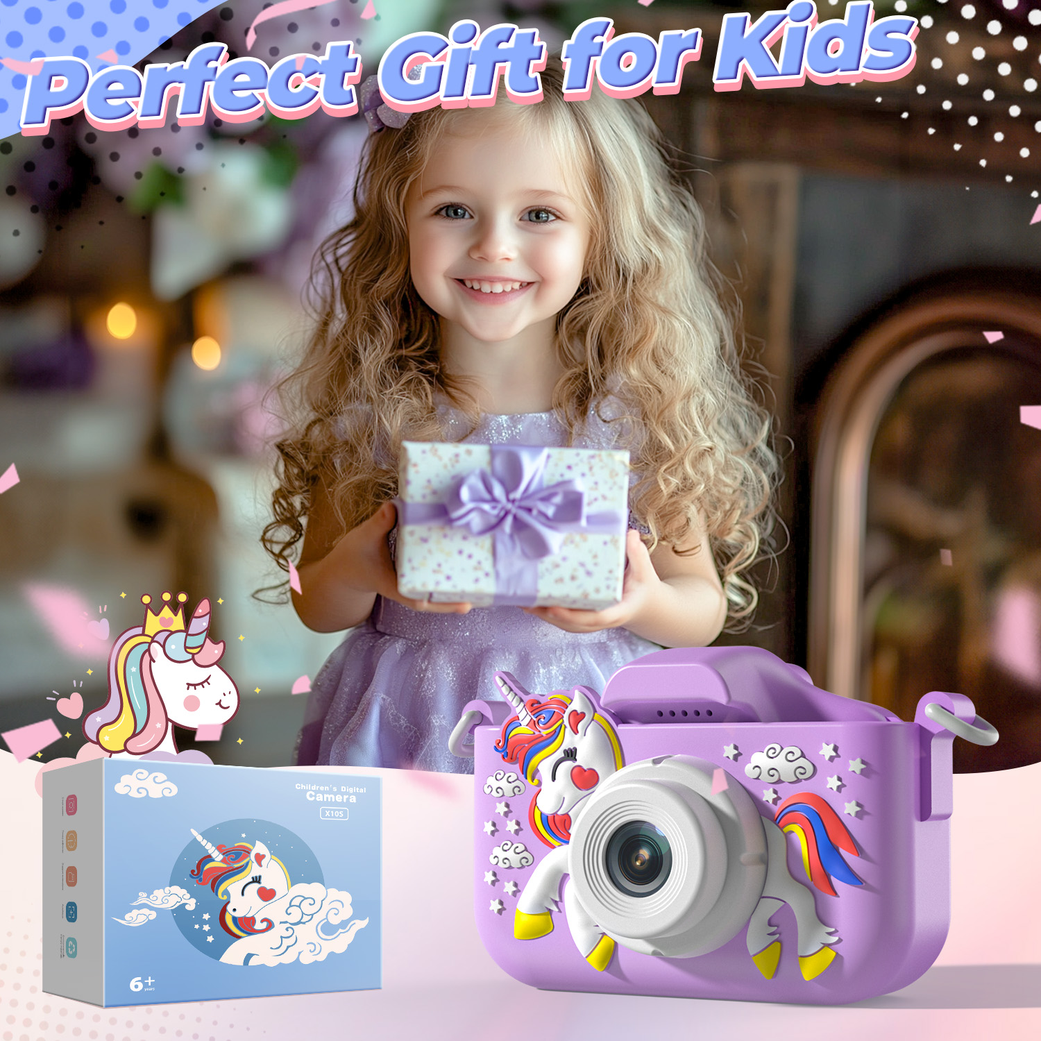JoyStone Kids Digital Camera 1080P Video with 32GB SD Card photo 8