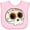 AD-Pink, variant on Inktastic Cute Sugar Skull for Day of the Dead Boys or Girls Baby Bib