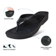 thumbnail image 4 of AEROTHOTIC Flip Flops for Women with Arch Support Plantar Fasciitis Orthopedic Cushioned Footbed Comfortable Non-Slip Sole with Padded Straps Dressy Casual Recovery Women Sandals, 4 of 7