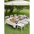 thumbnail image 4 of Outdoor Tablecloths with Umbrella Hole & Zipper, Country Kitchen Sunflowers 54x80 Inch Tablecloth Rectangle, Rustic Truck Vintage Farmhouse Waterproof Table Cloth, Patio/Pool/Picnic Table Covers, 4 of 8
