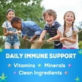 thumbnail image 4 of Kids Immune Support Supplement Gummies - Daily Childrens Vitamins C, Zinc & Echinacea - Gummy for Kids Immune Support, Ages 4 and Up, Natural Berry Flavor, Non-GMO, Gluten-Free & Vegan - 120 Gummies, 4 of 9