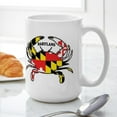 thumbnail image 6 of CafePress - MARYLAND CRAB Mugs - 15 oz Ceramic Large White Novelty Mug, 6 of 6