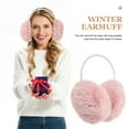 thumbnail image 4 of 3 Count Earmuffs Gifts for Girls Winter Cover Cuff Warm Plush Cute Pink Women's and, 4 of 6