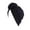 Black1, variant on Chemo Headwear for Women with Raised Flower Decoration Adorn Front Section Beanie Turbans Cap for Cancer Patient Sleep