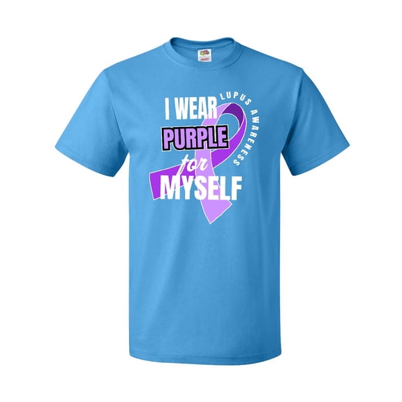 Inktastic I Wear Purple for Myself Lupus Awareness T-Shirt