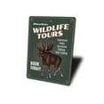 thumbnail image 4 of Wildlife Tours Novelty Sign, Metal Wall Decor - 10x14 inches, 4 of 4