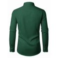 thumbnail image 7 of sogami Men's Stretch Dress Shirts Long Sleeve Business Casual Button Down Shirt Spread Collar, 7 of 7