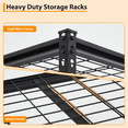 thumbnail image 4 of 5 Tier Garage Shelving, Adjustable Heavy Duty Garage Shelves, Metal Storage Shelves Unit for Basement, Warehouse, Pantry Kitchen, 48"x24"x72", 4 of 8