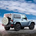 thumbnail image 2 of Haiem Spare Tire Cover , Wheel Cover with Submarine With Fishes Undersea printed, Camper Spare Tire Cover Fit for Jeep Wrangler Rv SUV Truck Travel Trailer-17 inch, 2 of 8
