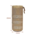 thumbnail image 3 of Bolsa táctica Molle para botella de agua, para uso militar, para viajes al aire libre, acampada, senderismo, pesca, ACU, 3 of 5