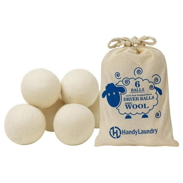 Wool Dryer Balls - 6 Pack