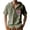 Army Green, variant on Men's Linen Short Sleeve Tops with Hood Boho Printed Chest Pocket Drawstring Button Up Hoodie Beach Shirt (L, Black)