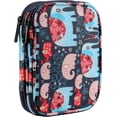 thumbnail image 1 of Crochet Hook Case, Crochet Hooks Organizer Empty, For Interchangeable Circular Needles and Ergonomic Crochet Hooks Storage, Travel Crochet Hooks Holder Storage Bag, Elephant, 1 of 6