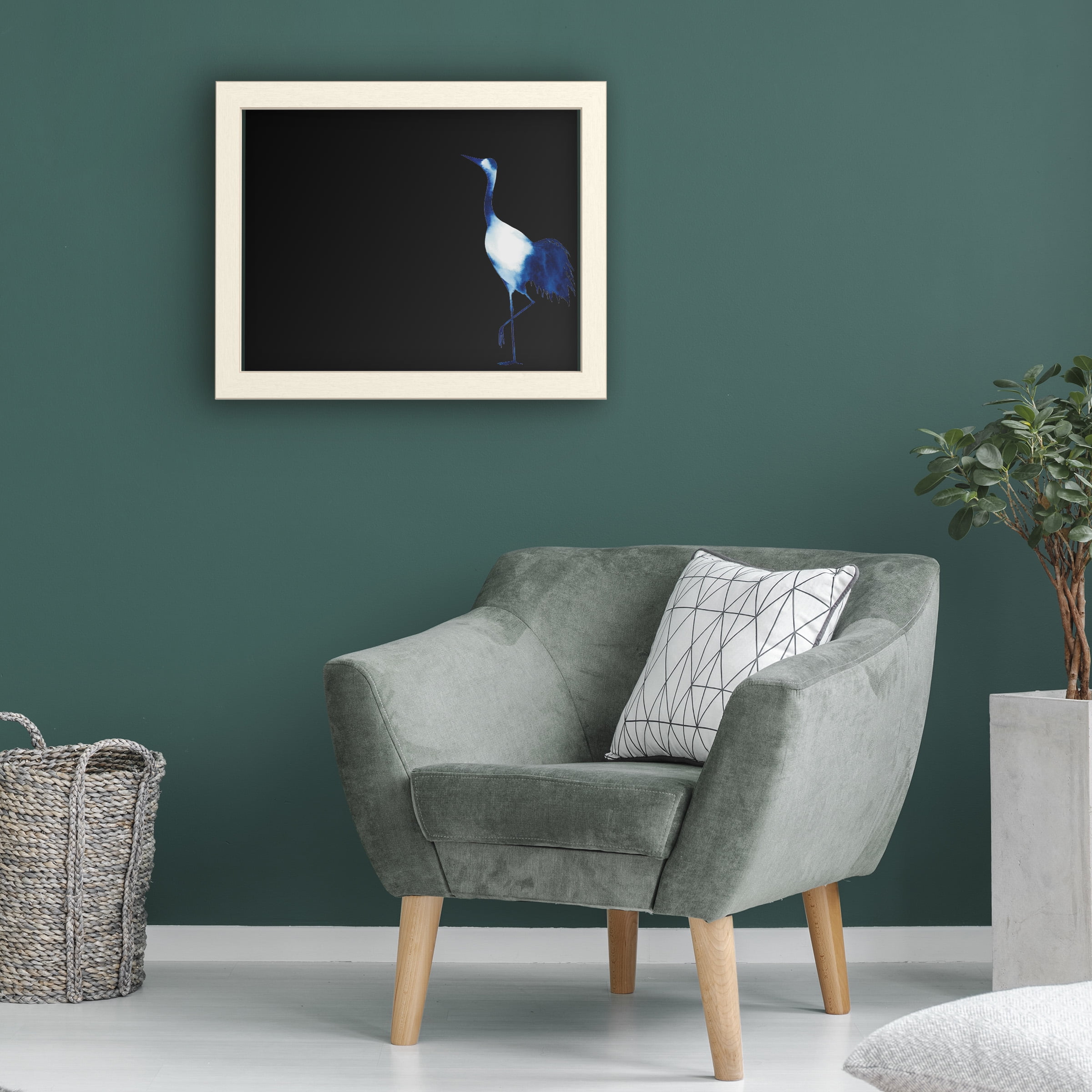 Trademark Fine Art 'Ink Drop Crane I' Chalkboard by Grace Popp
