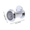 thumbnail image 2 of unbranded Mirilla De Seguridad En Zinc Color Plata Para Puertas Fácil De Y, 2 of 7