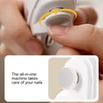 thumbnail image 3 of Uña 1 pulidor automático 2 en cortador de uñas eléctrico para hombres mujeres blancas, 3 of 7