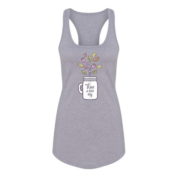 Nice Day Jar Racerback Tank Women -Image by Shutterstock, Female Large