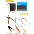 thumbnail image 2 of Network Installations or Repairs Tool Kit,with Screwdrivers Metal Pliers Tweezers Digital Multimeter DIY Home Household Toolkits  Wire cutter for Daily Repair and Maintenance （17 in 1）, 2 of 9