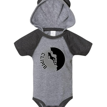 

Inktastic Rock Climbing Silhouette Gift Baby Boy or Baby Girl Bodysuit