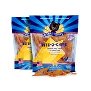 KONA'S CHIPS 2 Pack - BITS-O- CHIPS 8 OZ; Dog Treats Made In the USA.   100% USDA Chicken, All Natural, Healthy & Safe Treats For Your Dog. Smaller Jerky Pieces for Small Dogs.