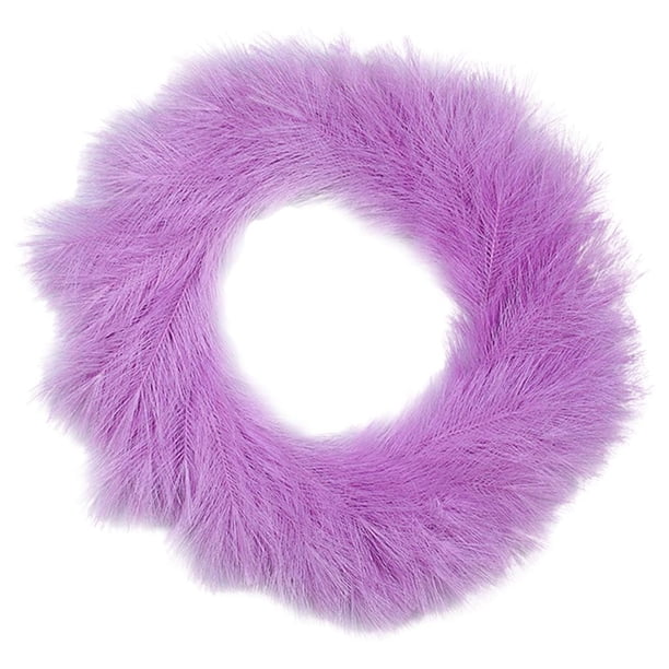Grass Wreath 20 pulgadas Boho Decoración para decoración de Púrpura Zulema corona de hierba de la pampa