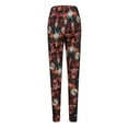thumbnail image 5 of Women Printed Elastic Leggings, 5 of 8