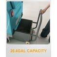 thumbnail image 4 of 50.4" Ride-on Industrial Sweeper, Floor Cleaning Machine 92,600 sq ft/h Efficiency, 26.5 Gal Hopper Brushless Motor for Warehouse Factory Parking Lot, 4 of 8