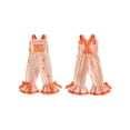 thumbnail image 2 of Loicainy Toddler Girls Easter Overalls 6 12 18 24 Months 2T 3T 4T Plaid Bunny Print Letter Embroidery Sleeveless Bell Bottom Jumpsuit, 2 of 9