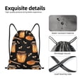 thumbnail image 4 of Fotbe Bee and Honey Bolsa Mochila con Cordón Estampada, Bolsa de Gimnasio Deportiva, Bolsa Cinch, Bolsa con Cordón para Hombres y Mujeres-Medium, 4 of 6