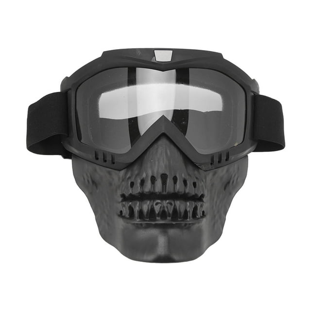 Skull Motorcycle Helmet Goggles Dirt Bike Motorcycle Goggles for Motocross ATVOffroad Riding Racing Men Women