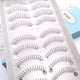 thumbnail image 3 of Pestañas postizas estilo grupo femenino tipo VU con raíces claras pestañas naturales de una sola pieza con tallo transparente, 3 of 5