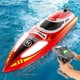 thumbnail image 4 of Barco a Control remoto Flytec V003 resistente al agua 24G 30 km/h barco a Control remoto rápido recargable por USB barco de carreras con Control remoto de 3 velocidades para niños y adultos, 4 of 9