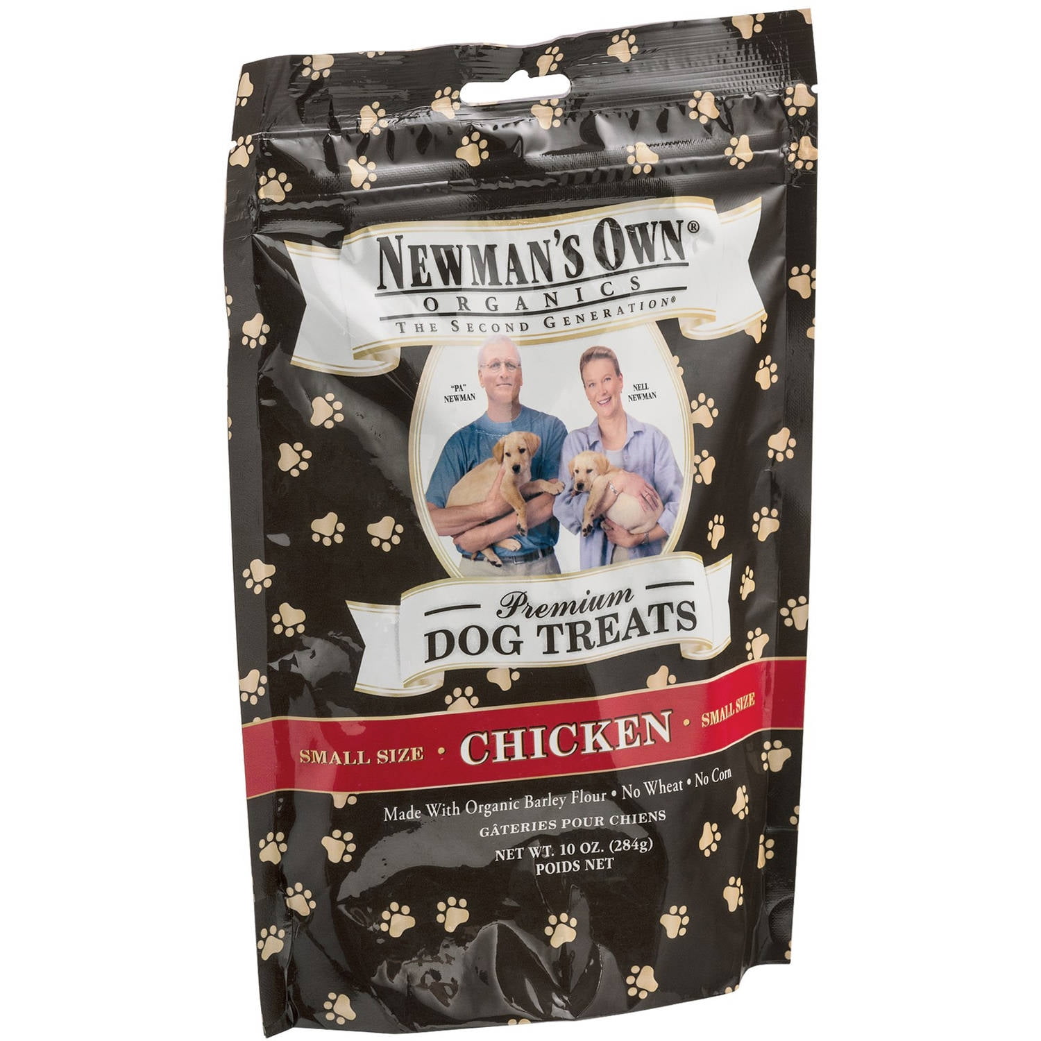 Newman's Own Dog Treats, Premium, Chicken, Small Size, 10 oz, 6Pack