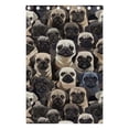 thumbnail image 6 of Cartoon Pug Dog Printing Blackout Curtains, 55W x 72/84L Living Room Bedroom Curtains, Heat Insulation and Sun Protection, 2-Pack, 6 of 6