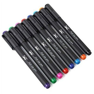 UDIYO 12Pcs Colored Pens Curve Line Planner Markers Journaling Pen with  Roller Design Multiple Pattern Fine Tip Colored Markers for Scrapbooks Note