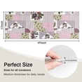 thumbnail image 5 of Pioneer Flower Floral Print Pattern Kitchen Rug Mat,Kitchen Runner Rugs Non Skid Washable,Decorative Kitchen Floor Mats for Kitchen,Sink,Laundry,17"X47", 5 of 5
